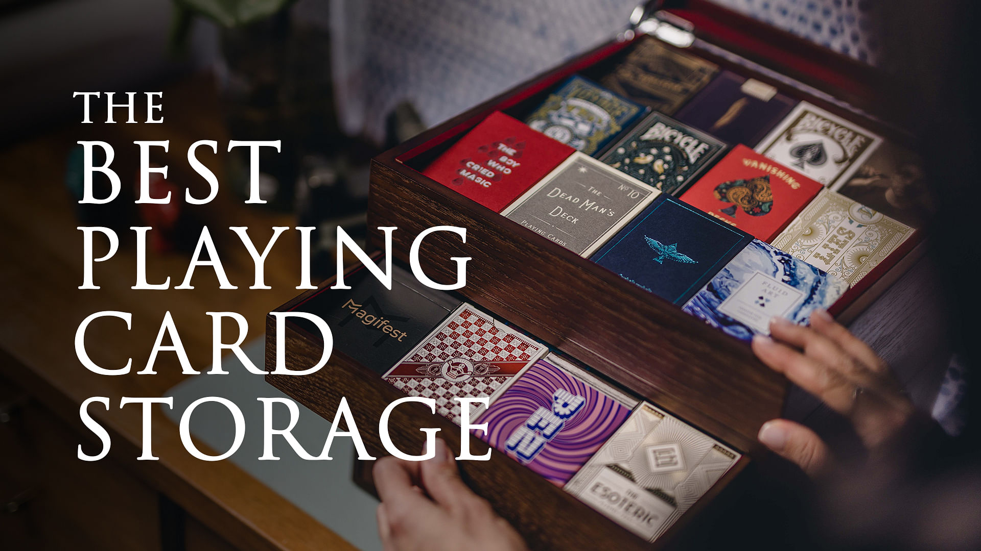 Best playing card storage and best trading card storage boxes
