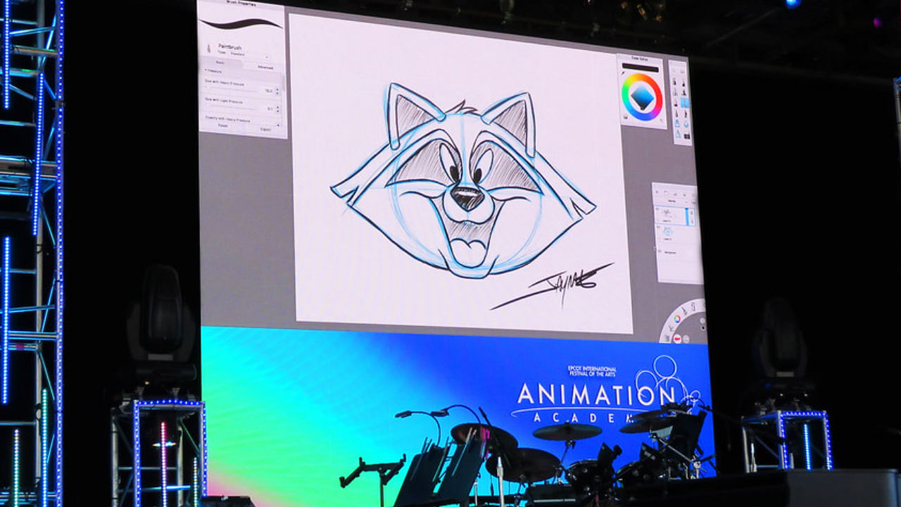Disneyland Animation Academy free drawing lessons at Disneyland