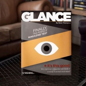Glance magazine used by mentalists to perform a book test or mind reading trick