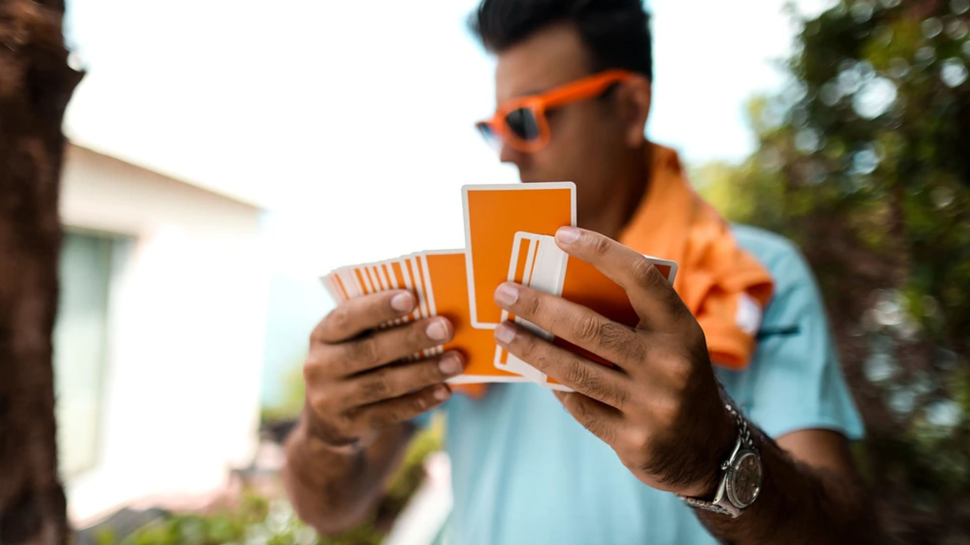 Summer NOC Orange Playing Cards