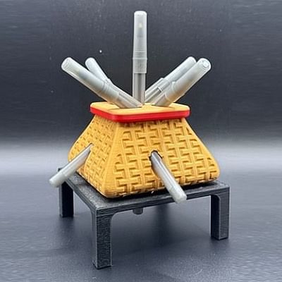 Sword Basket Pen Holder