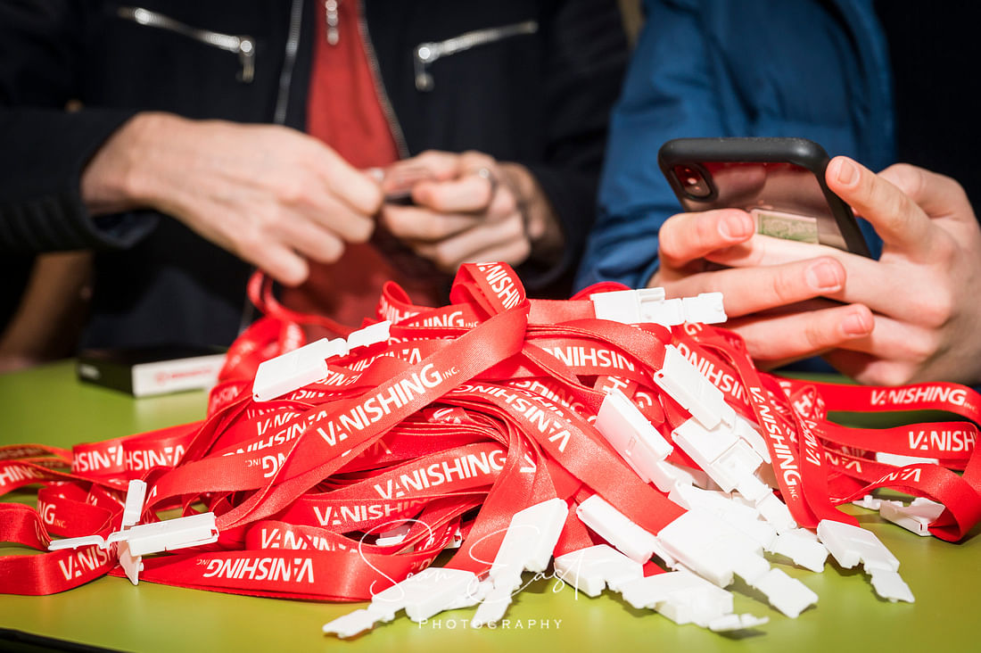 Vanishing Inc. lanyards